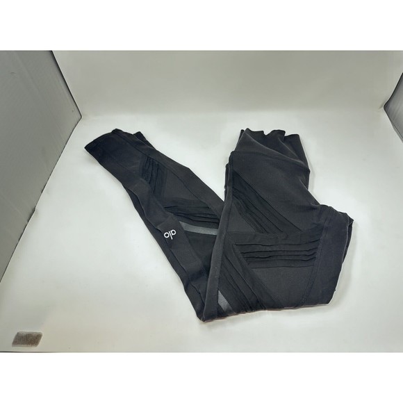 ALO motto Black High-Waist Moto Legging - Picture 11 of 15